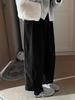 Retro Japanese Loose Fit Plus Size Corduroy Harem Pants for Women