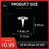 Bilklistermärke Bilinteriör Fönsterknapp Klistermärken Rattknopp Dekaler Biltillbehör För Tesla modell 3 modell X Y stil MODEL S ROA