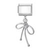 New Bow Crown Butterfly Heart Key Cherry Pendant Italian Charm Link Stainless Steel Fit 9MM Bracelet Women Men DIY Making Gifts