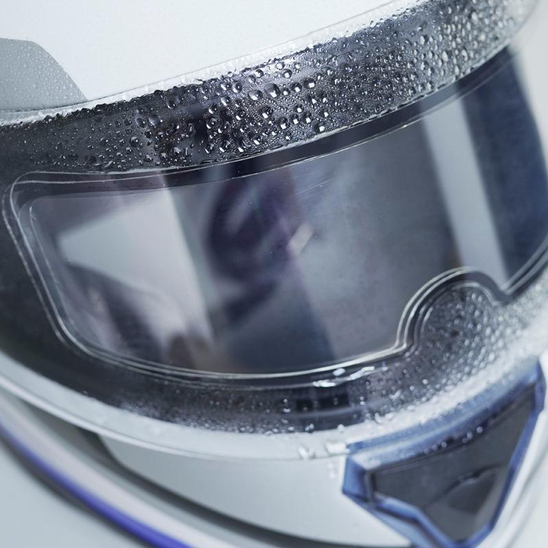 Universal Motorcycle Helme Anti-Fog Rainproof Film Fashion Nano Coating Clear Protective Patch Electric Bicycle Driving