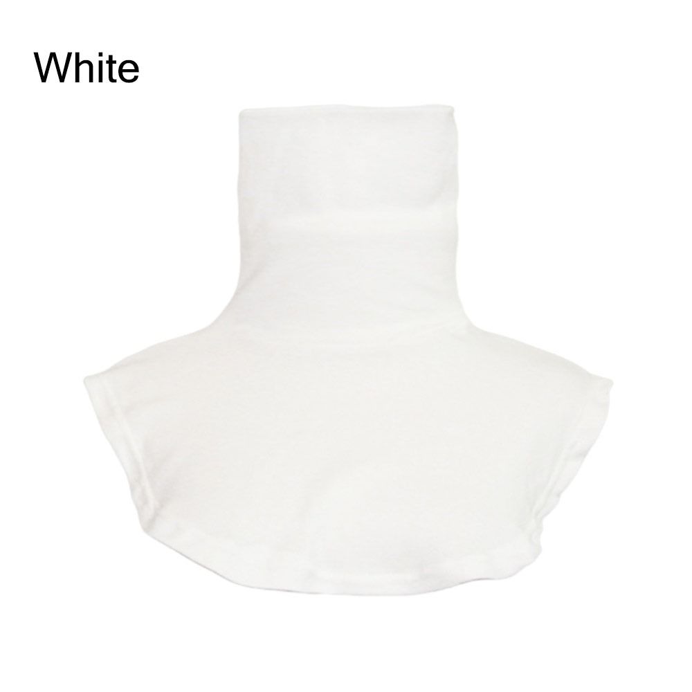 

Half Top Fake High Collars Cotton Removable Neck Cover Extensions Collars Spring Autumn Winter белый