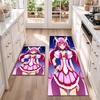 Precure Flannel Kitchen Floor Mat – Non-Slip, Absorbent and Easy to Clean Suitable for Kitchens, Entryways Bedroomsand Bathrooms