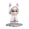Re:Zero Emilia 751 Q Version Nendoroid Posable Anime Figure With Face Swap Toys Cute Doll Collectible Desktop Decoration Gifts