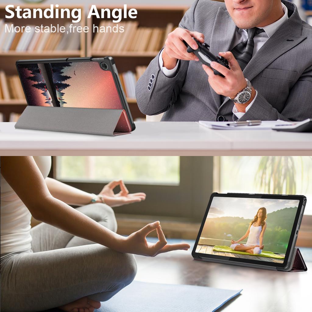 Case For Lenovo Tab 10.1 2025 TB-311FU TB-311XU Tri-Folding Magnet Tablet For Tab K10 2nd 10.1 inch with Auto Wake Sleep