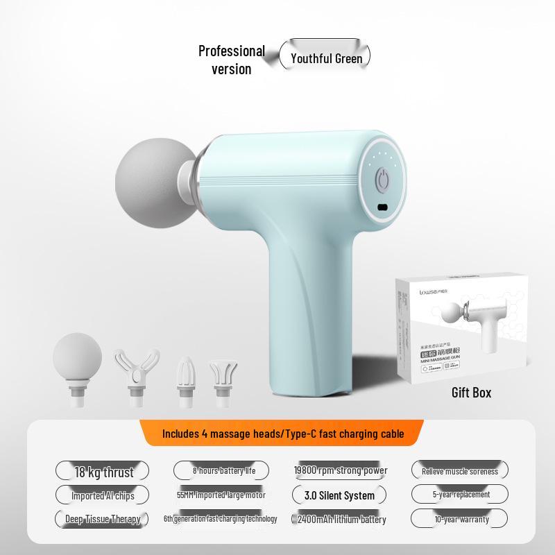 

Міні-електричний масажер для м язів: Професійний, портативний пристрій для розумного будинку для розслаблення шийного відділу хребта та фасцій.