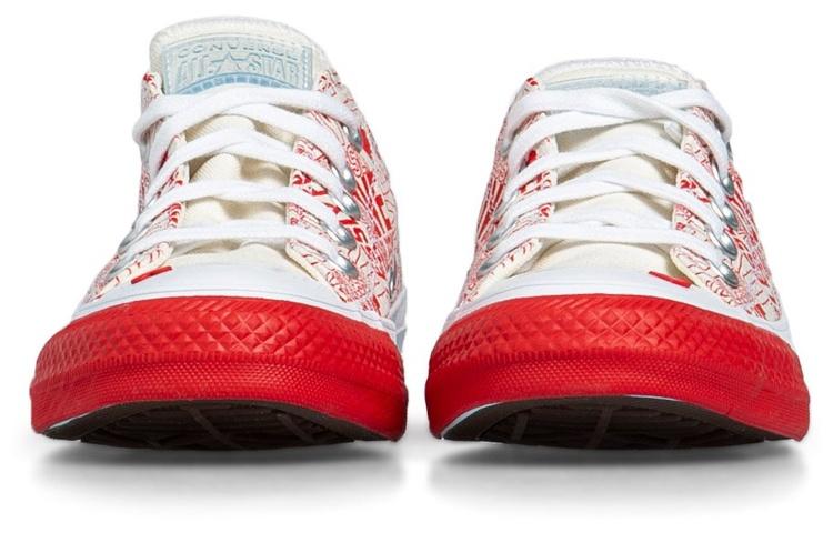 Converse Love Fearlessly Chuck Taylor All Star Low Top Red Women's 567311C