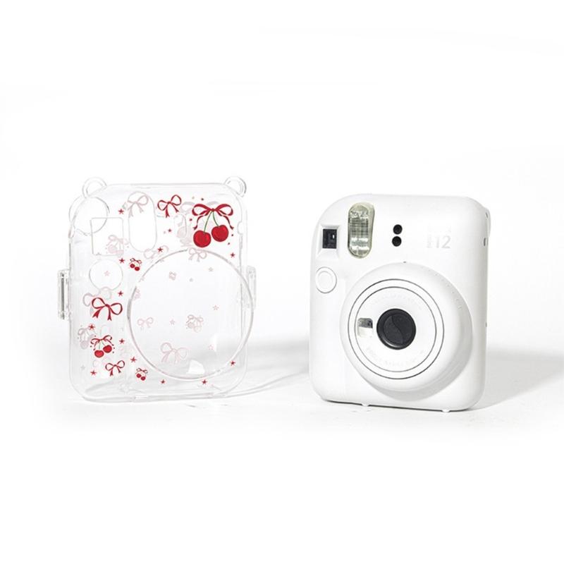 Waterproof Protective Hard Case for Mini 12 Camera Scratch Resistant Shell Pouch Cartoon Print Design Strap not included