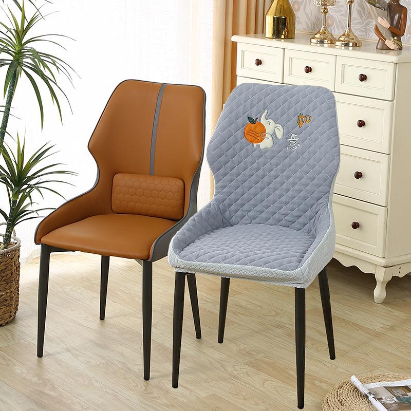 

Чехол на стул нестандартной формы Новый универсальный чехол на стул Чехол на стул нестандартной формы Чехол на домашний обеденный стул Чехол на сиденье с изгибом 51*43 cm