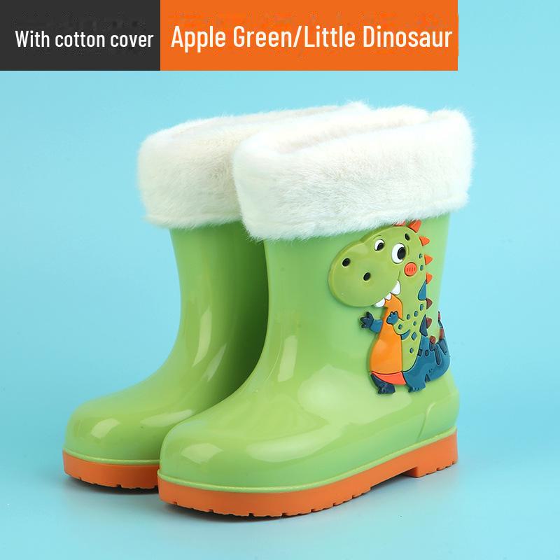 Kinder-Regenstiefel mit Cartoon-Motiv, rutschfest, wasserdicht, Gummi, für Jungen und Mädchen