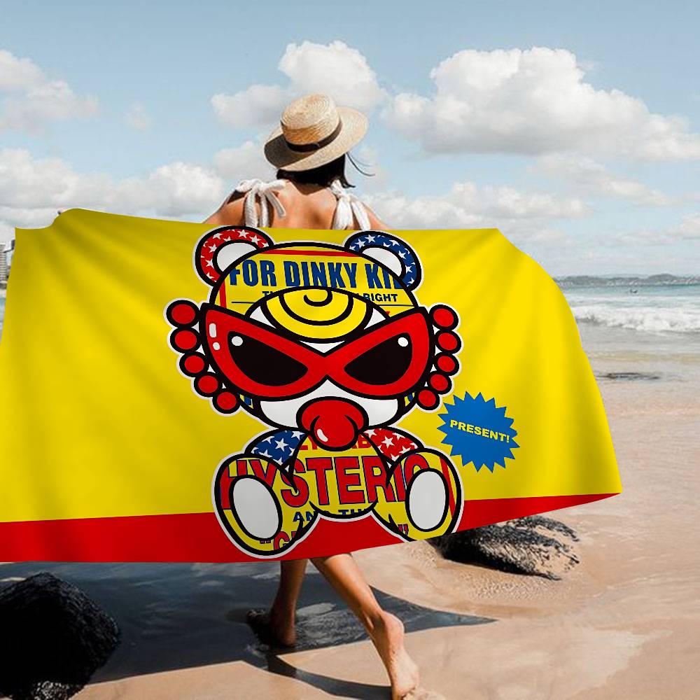 Japan Fashion Hysteric Mini Microfiber Beach Towel Absorbent Quick dry Soft Yoga Swimming Resort Mountain Climbing Towel