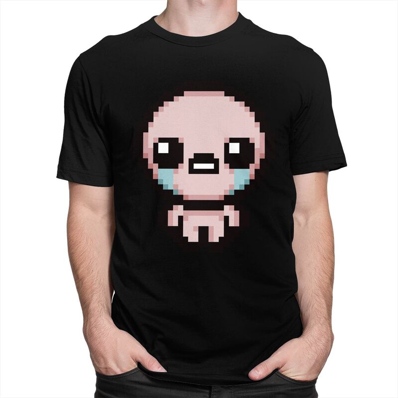 Custom Cool The Binding Of Isaac Pixel T Shirt Men Short Sleeves 100 Cotton Tshirt Leisure Tees Streetwear Tshirt
