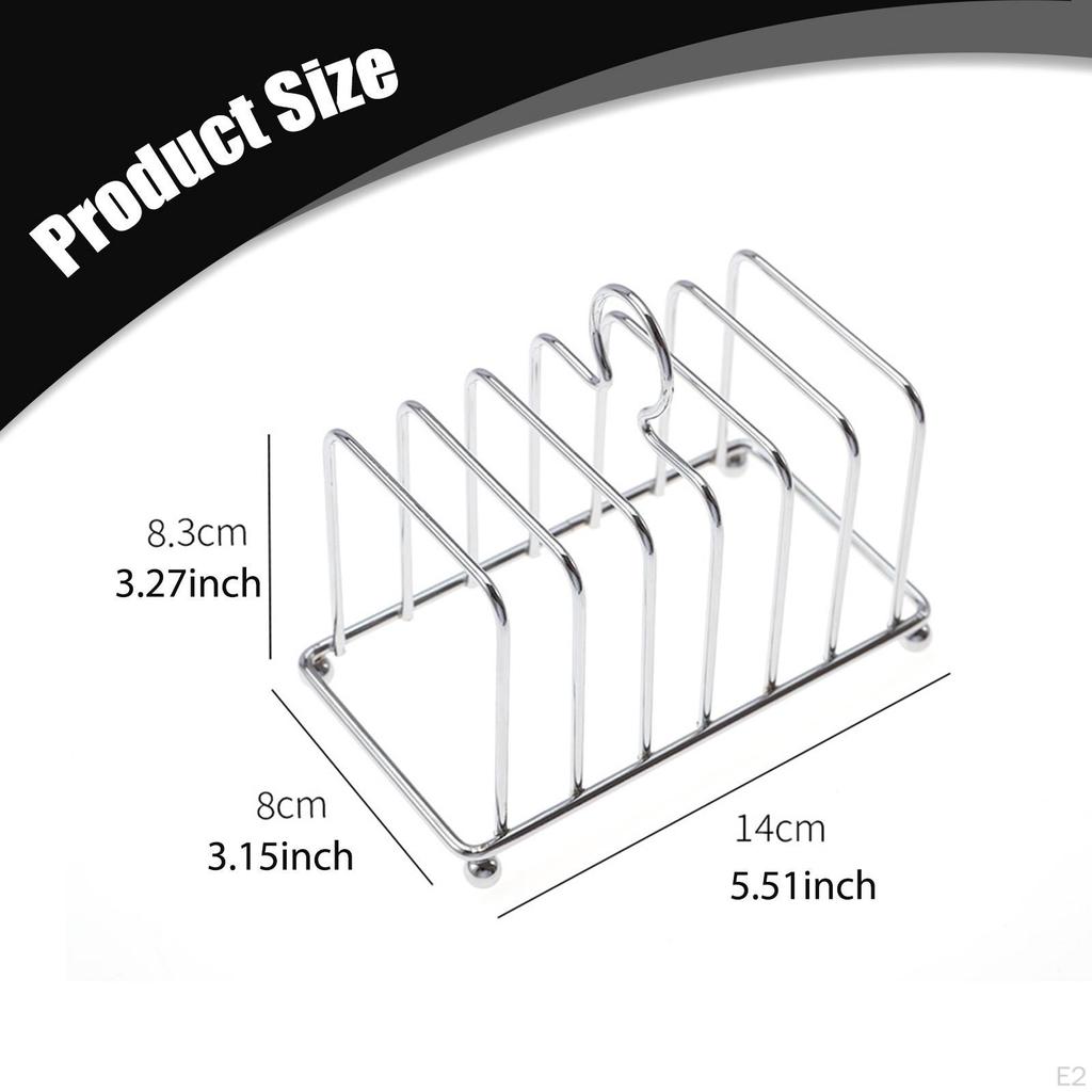 Bread Loaf Stand Toast Rack Holder Storage Bookshelf Grid Cooling Station Baking Shelf for
