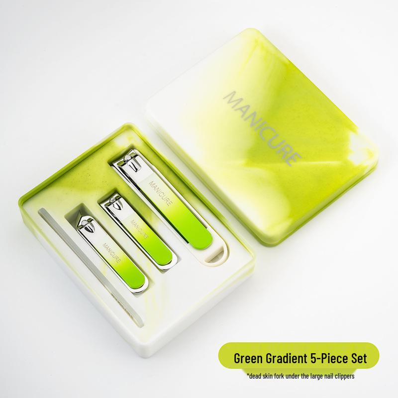 

Маникюрный набор и кусачки для ногтей с защитой от брызг: Включает кусачки для ногтей, ножницы, ножницы для волос в носу, ухочистку.