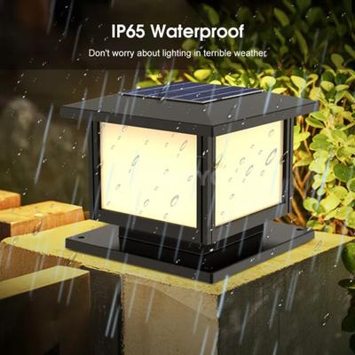 15/20cm LED Solar Outdoor Post Light Motion Sensor Outdoor Wall Light for Garden Landscape Yard Patio