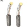 High Performance Replacement Carbon Brushes for Ensuring Motor Power 2pcs