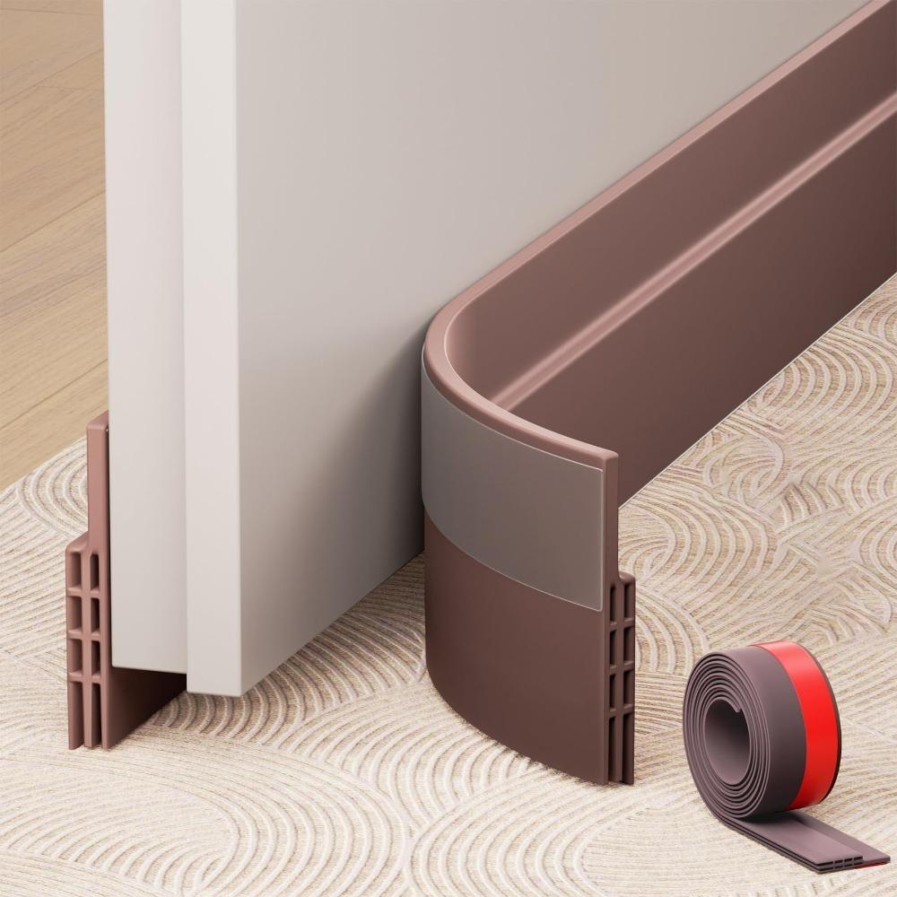 Insect Prevention Door Bottom Sealing Strip Self-adhesive Door Draft Stopper  Living Room