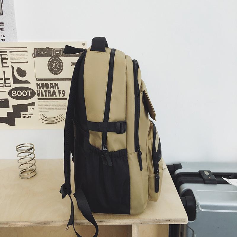 Student Bag Junior High School Students Large Capacity Backpack Men's Backpack