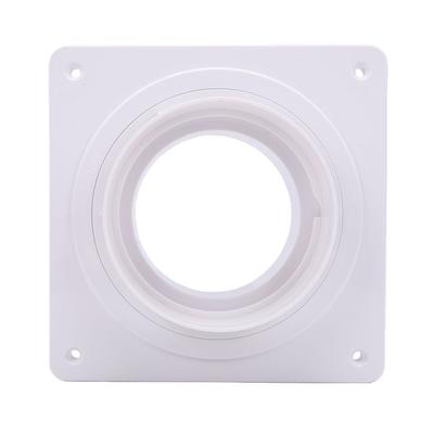 Dryer Vent Connector Kit 7x7 Inch Dryer Vent Wall Plate and Hose Connector for 4 Inch Hoses