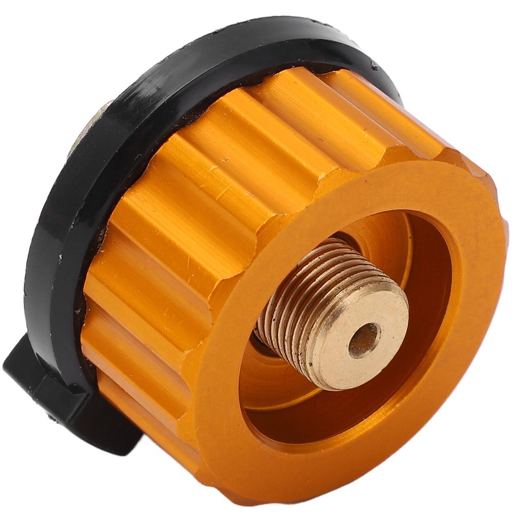 Adapter palnika kuchenki kempingowej typu dzielonego z automatycznym wyłączaniem, konwerter na butlę/kartusz butanowy do pieszych wędrówek na świeżym powietrzu