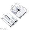 Multifunctional Electric Sewing Machine with Zipper, Binding, and Overlock Presser Foot Attachments