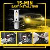 AUXITO H3 LED Front Fog Light Bulbs 3000K Yellow Super Penetration 1:1 Mini Size