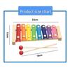 Wooden Children's Xylophone Glockenspiel - Educational Percussion Toy for Early Learning