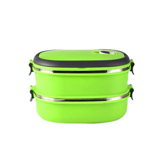 1/2/3 Layer Rectangle Stainless Steel Thermal Lunch Box Food Storage Container