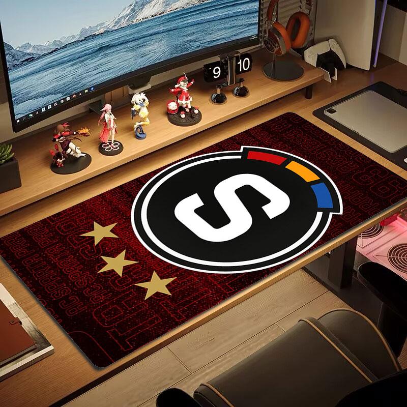 Prague Mouse Pad, Large Gaming Desk Mat, Non-slip XXL Mousepad for Laptop & Tablet, Mini PC Playmat with Stitched Edges