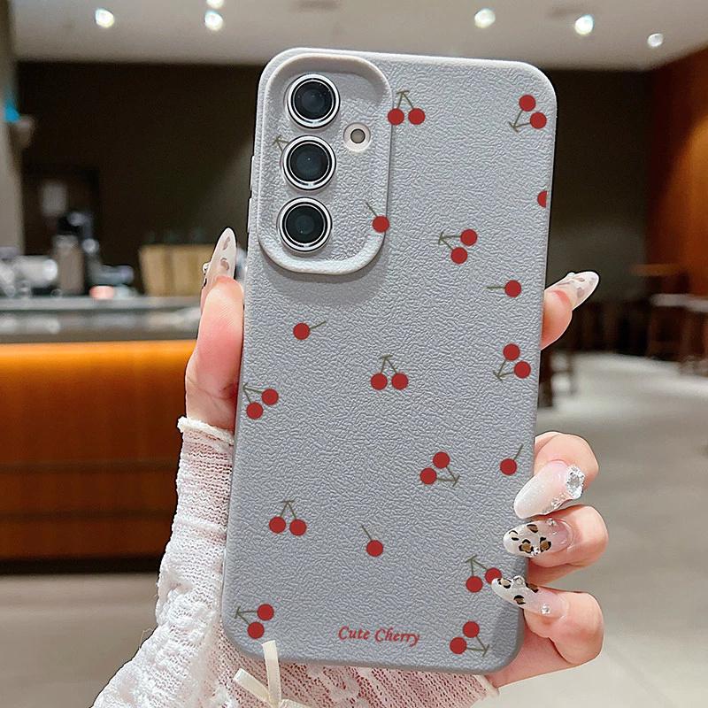 Etui na telefon do Xiaomi Redmi Note 9 8 10 11 Pro 10S 11S Redmi 12C 10C 9C 9A 9T A1 A2 INS Uroczy Wzór Kwiatu Wiśni Liczi Obudowa