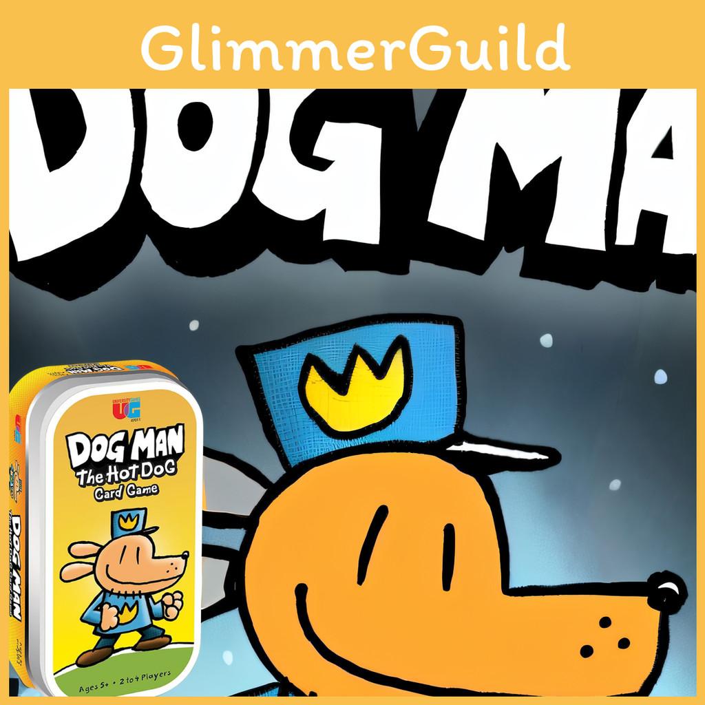 Dog Man Detective Card Game With Durable Paper Material For Engaging Group Play