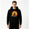 Men's Dirt Bike Rider Sunset Print Pullover Hoodie Casual Long Sleeve Hooded Sweatshirt