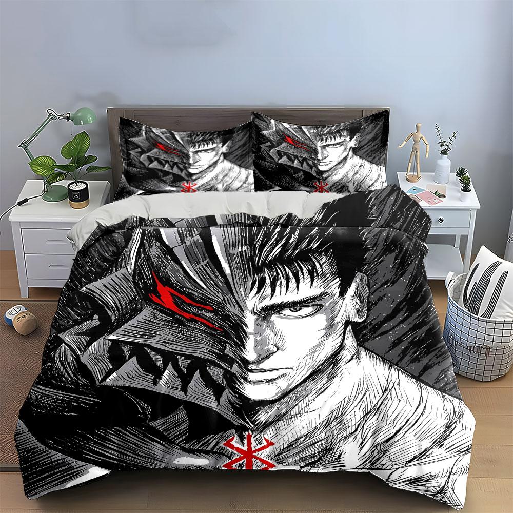 Split-face Design, Man, Armor. Bedding Sets Duvet Cover Sets Duvet Covers Pillowcases(1*Duvet Cover 2*Pillowcases Without Duvet Insert)
