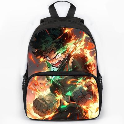 Anime My Hero Academia Backpack for Student Boys Children Manga Izuku Midoriya Schoolbag Large Capacity Laptop Backpacks Mochila