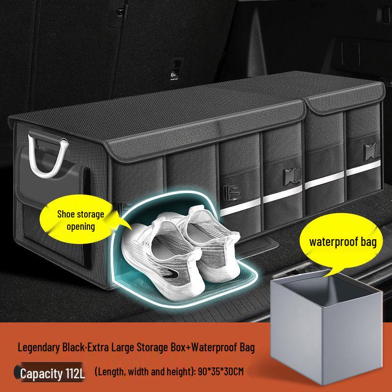 Foldable Car Trunk Organizer: Practical & Decorative Storage Box