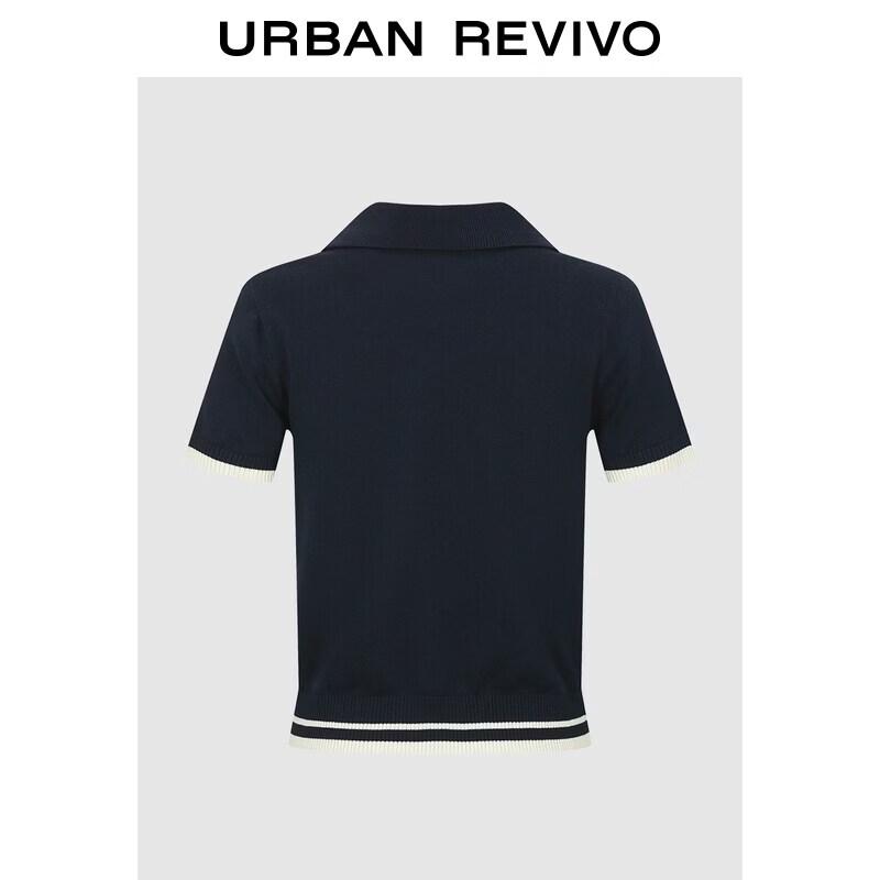 UR Dames Preppy Kleurblok Argyle Poloshirt Trui