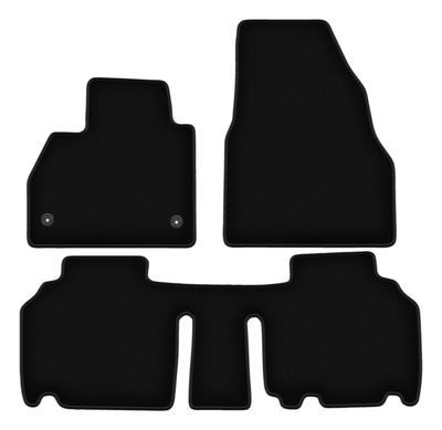 Μαύρα βελούδινα πατάκια BASIC για: Renault Kangoo II kombivan (2013-)