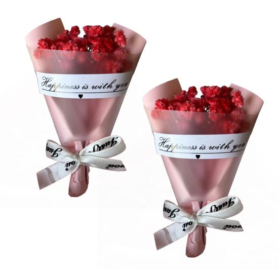 Mini Bukususzonych Kwiatów Naturalna Gipsówka Kwiaty Hurtowo Gipsówka Bukiet Kwiatowy do Rękodzieła Akcesoria Fotograficzne Prezent Zaproszenia Dekoracja