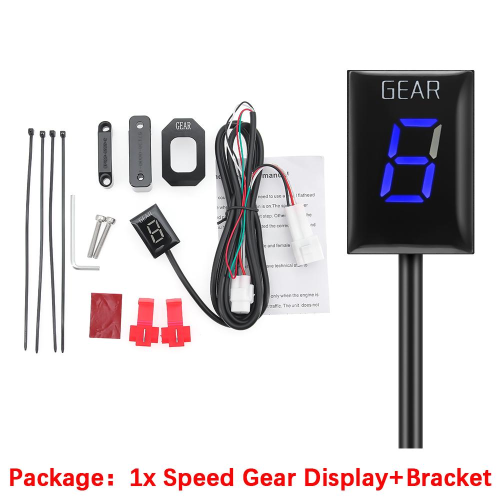 Motorcycle Gear Indicator Speed Gear Shift Lever Magnet Gear LCD Display For YAMAHA YZF-R6 R1 TDM900 XJ6 FZ6 Fazer FZS1000 Fazer