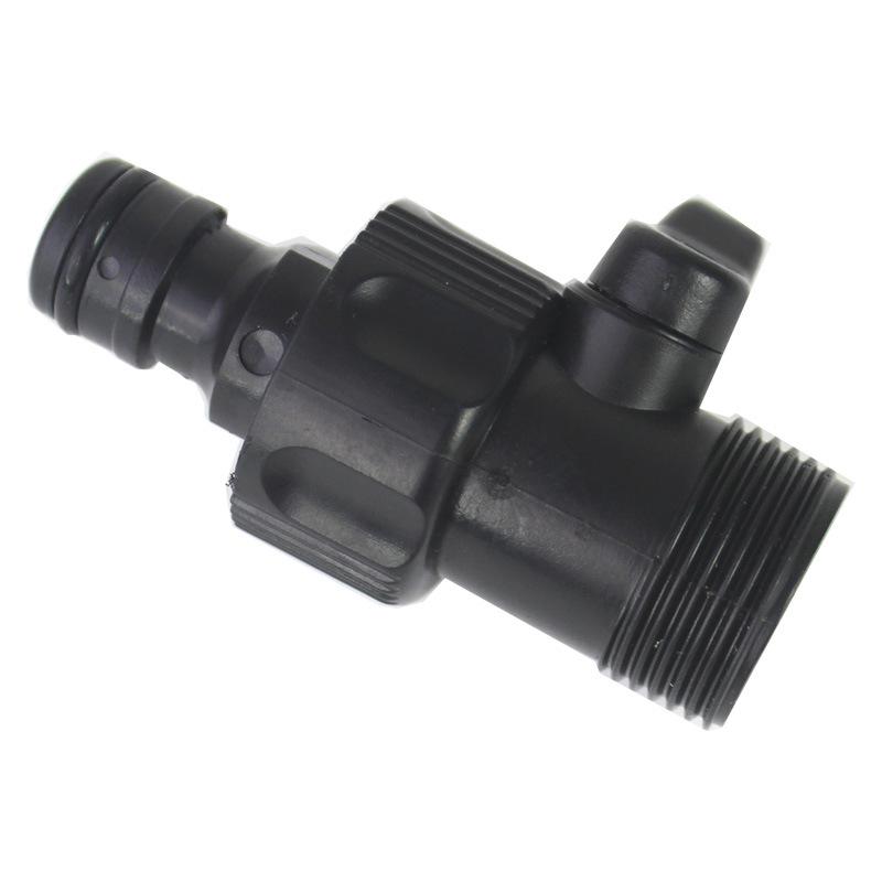 Two-Way/Three-Way Plastic Diverter Valve with Quick Connector for Water Pipes