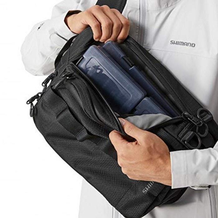 Shimano Sling Shoulder Bag BS-025T Black M