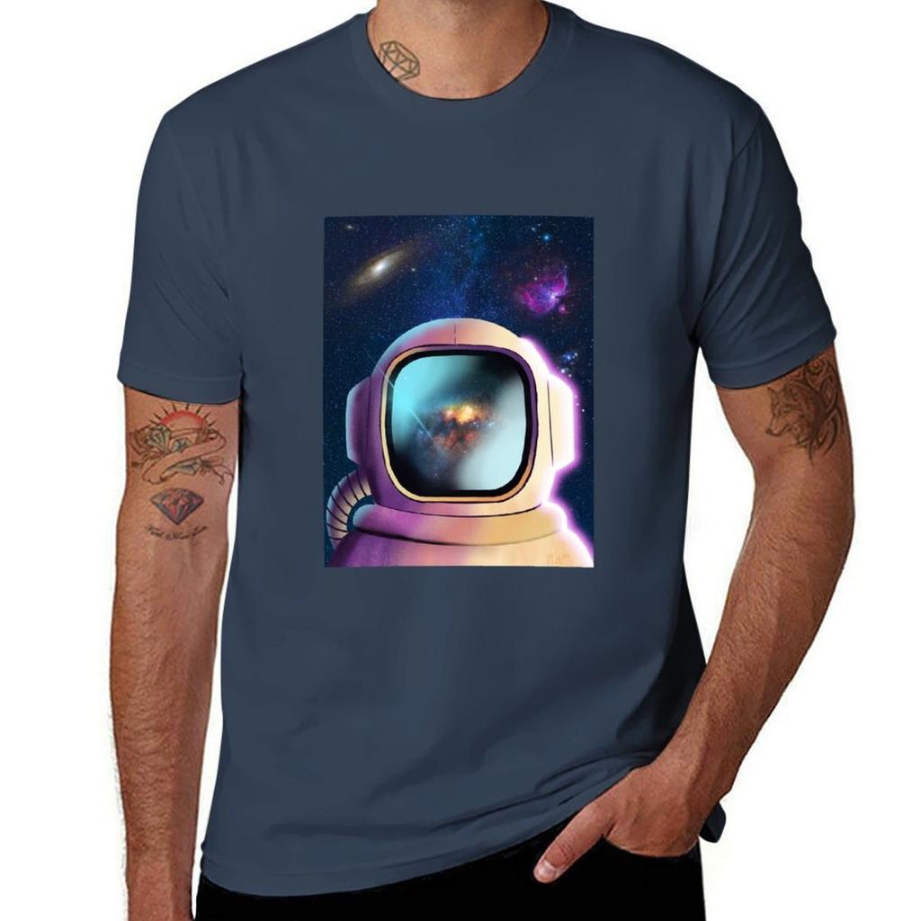 Astronaut In Space Tshirt Tough Fabric Work Tee