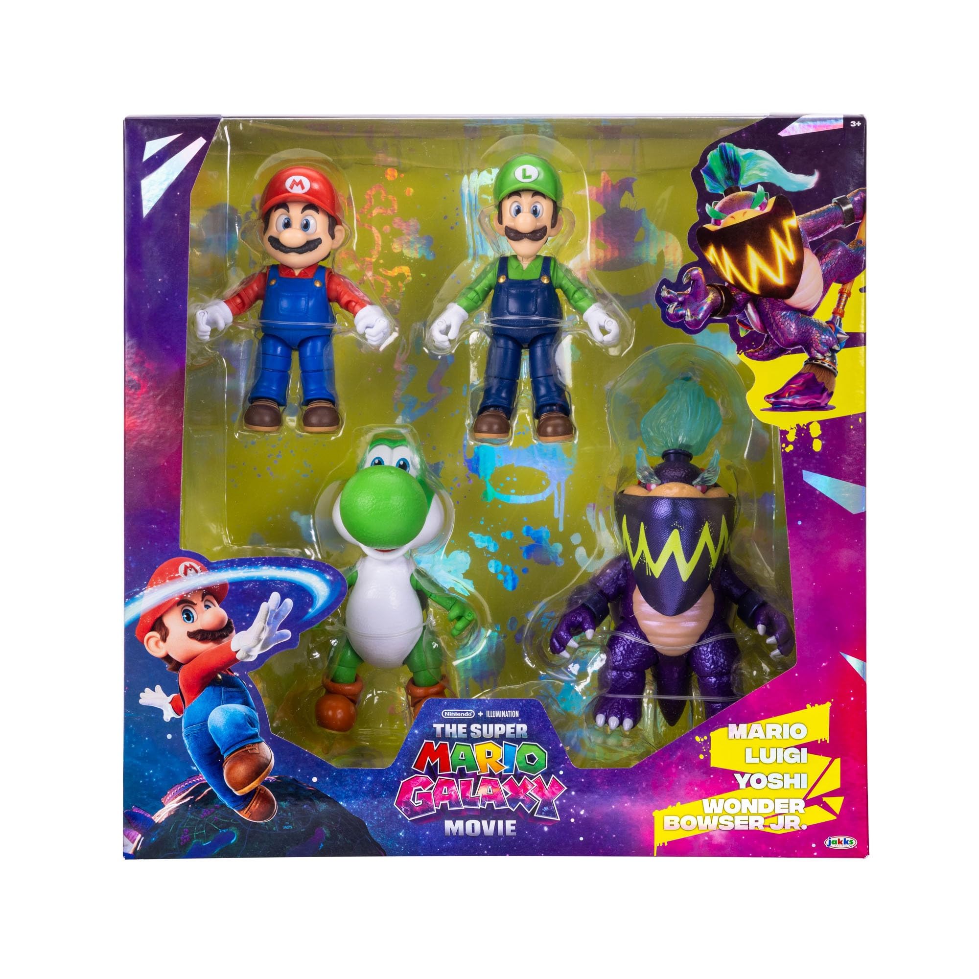 Sanei Boeki The Super Mario Galaxy Movie Action Figure Special Set TSM2-05 фиолетовый