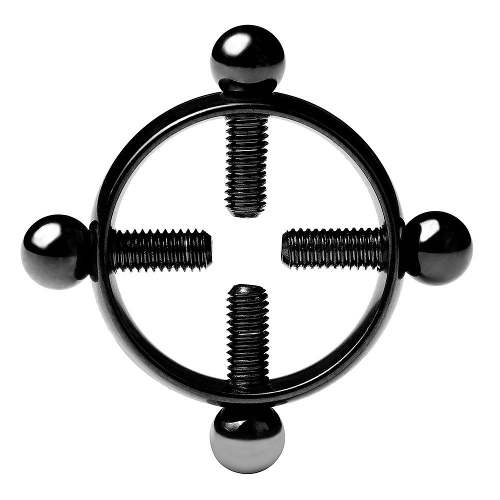 Stainless Steel Female Nipple Rings Piercing Adjustable Nipple Clamps Piercing Jewelry