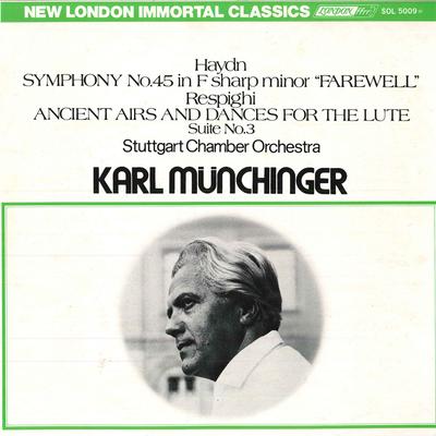LP Record KARL MUNCHINGER(COND.)/STUTTGART CH - Hydn:symphony No.45 In F Sharp Mino SOL5009 LONDON 1975 Japan Obi Classical Used