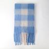 Tonglu Plaid Scarf New Imitation Cashmere Mohair Autumn and Winter Women's Warm Shawl