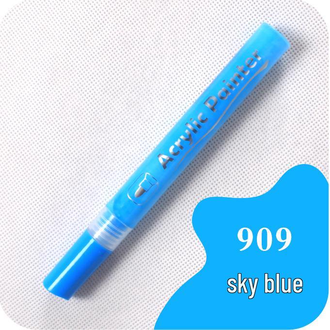 Guan Na 48-Color Waterproof Acrylic Markers for Ceramic, Stone, Graffiti & Coloring