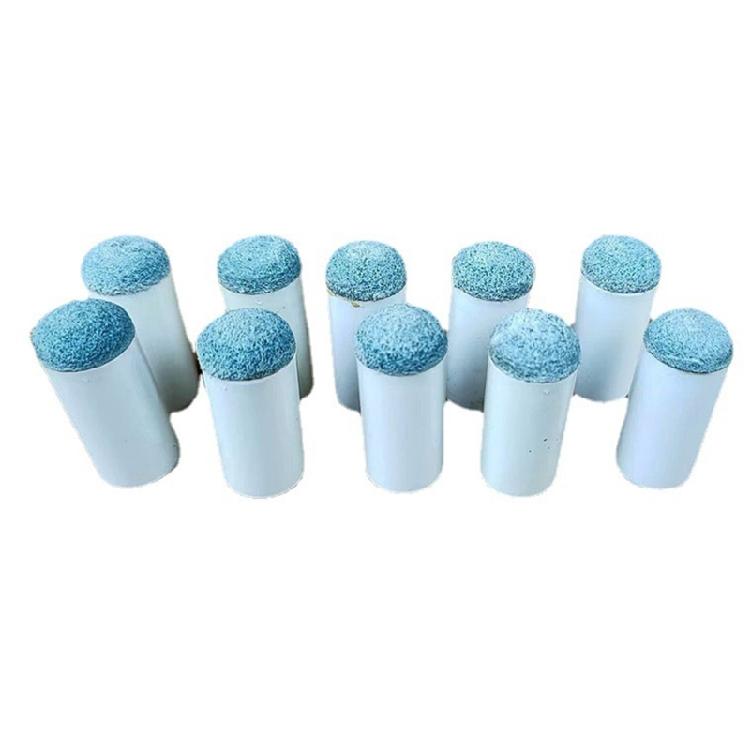 10Pcs Slip on Pool Cue Tips Billiard Cue Tips Replacement Protectors Pool Cue Tips Cover Billiard Accessories Enduring синий