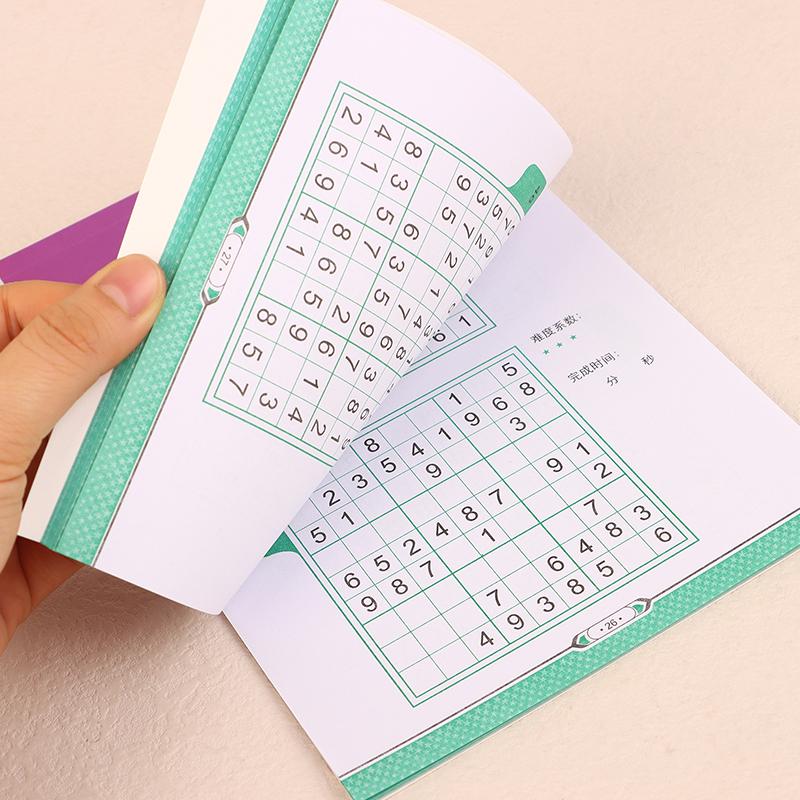 1/4Pcs Logical Thinking Ladder Training Puzzle Toy Sudoku Book For Beginner Children Elementary Student Four Six Nine Grid Games