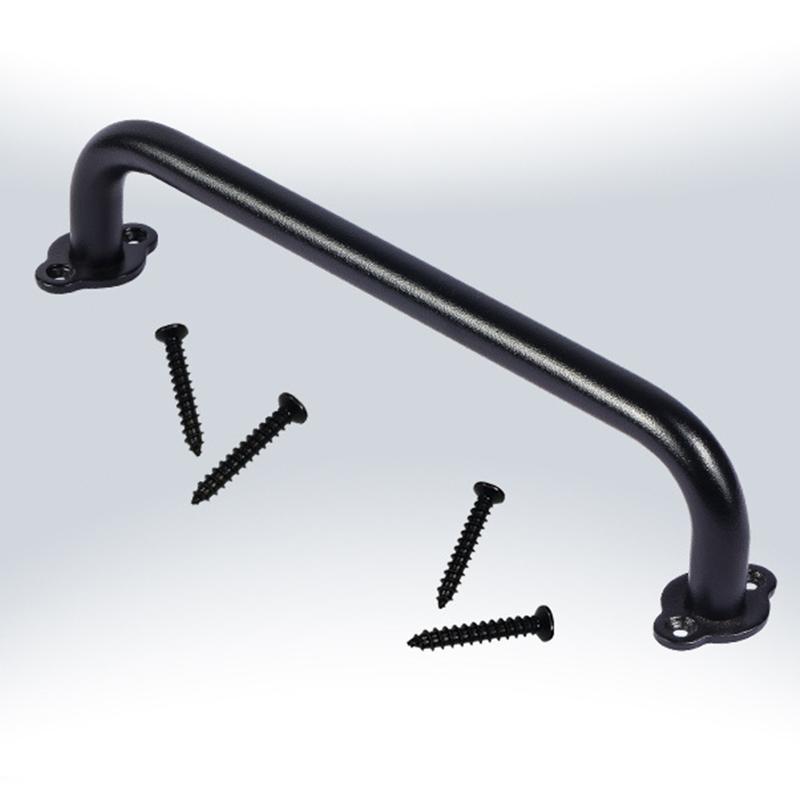 Sliding Barn Door Handle Pull Kit Heavy Duty Large Pull and Flush Set Carbon Steel Vintage Style Sliding Gate for Home Hotel