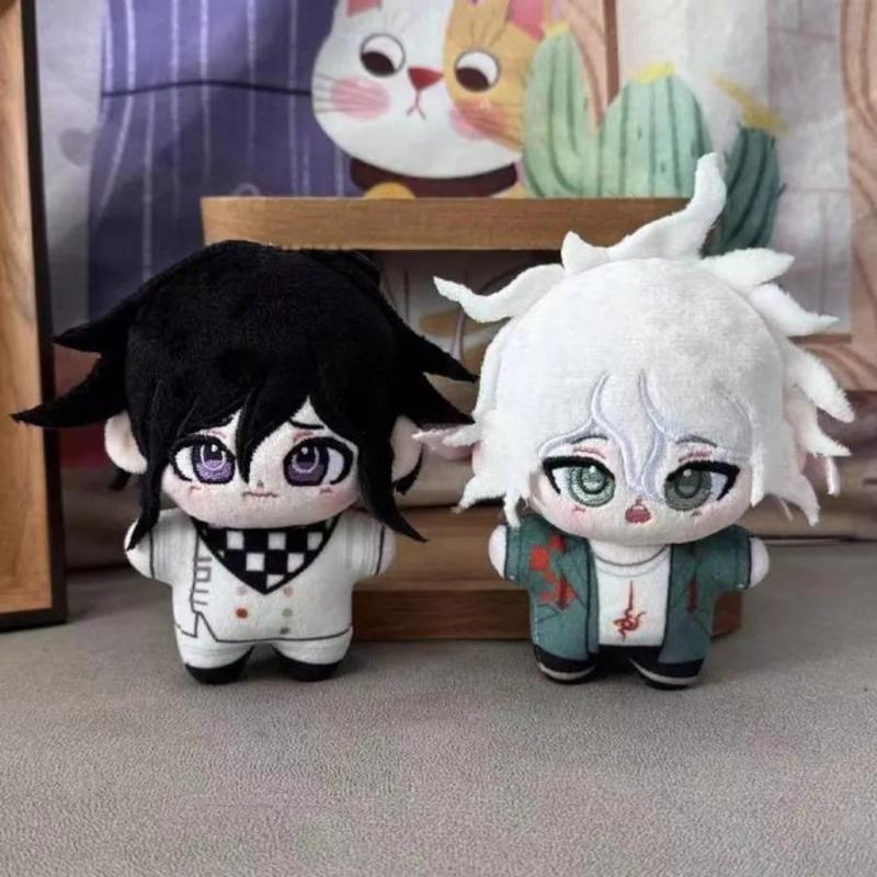 10CM Anime Danganronpa Plush Doll Hinata Komaeda Naegi Mini Starfish Body Printed Plush Keychain Pendant Kids Gifts Plushies
